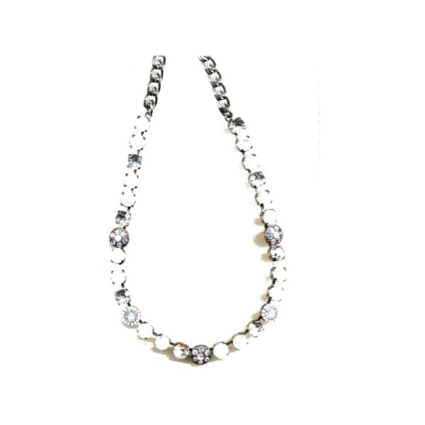 Necklace By Mariana Woman Crystal AB Swarovski Crystals with Swarovski Crystals