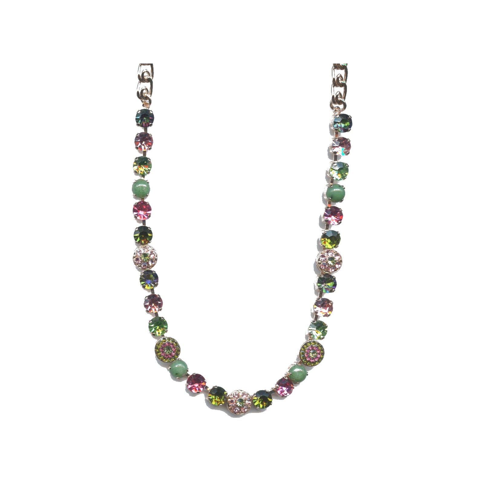 N-3044-1-M142-SP Necklace By Mariana Woman Romantic Laguna Delite Swarovski Crystals - Image 1