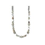 Necklace By Mariana Woman White Mineral and Riverstone Light Swarovski Crystals - Image 2