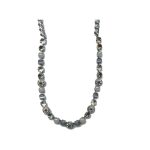 Necklace By Mariana Woman Chic Aventurine Mineral and Greige Swarovski Crystals - Image 2