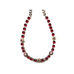 Necklace By Mariana Woman Luxurious Pearl Mineral and Siam Swarovski Crystals