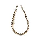Necklace By Mariana Woman Glamorous Pearl Mineral and Topaz Swarovski Crystals