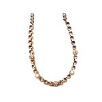 Necklace By Mariana Woman Chic Pearl Mineral and Light Peach Swarovski Crystals - Image 2