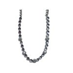 Necklace By Mariana Woman Lovely Pearl Mineral and Tanzanite Swarovski Crystals