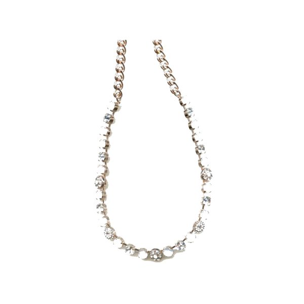 Necklace By Mariana Woman Exquisite Jade White Swarovski Crystals