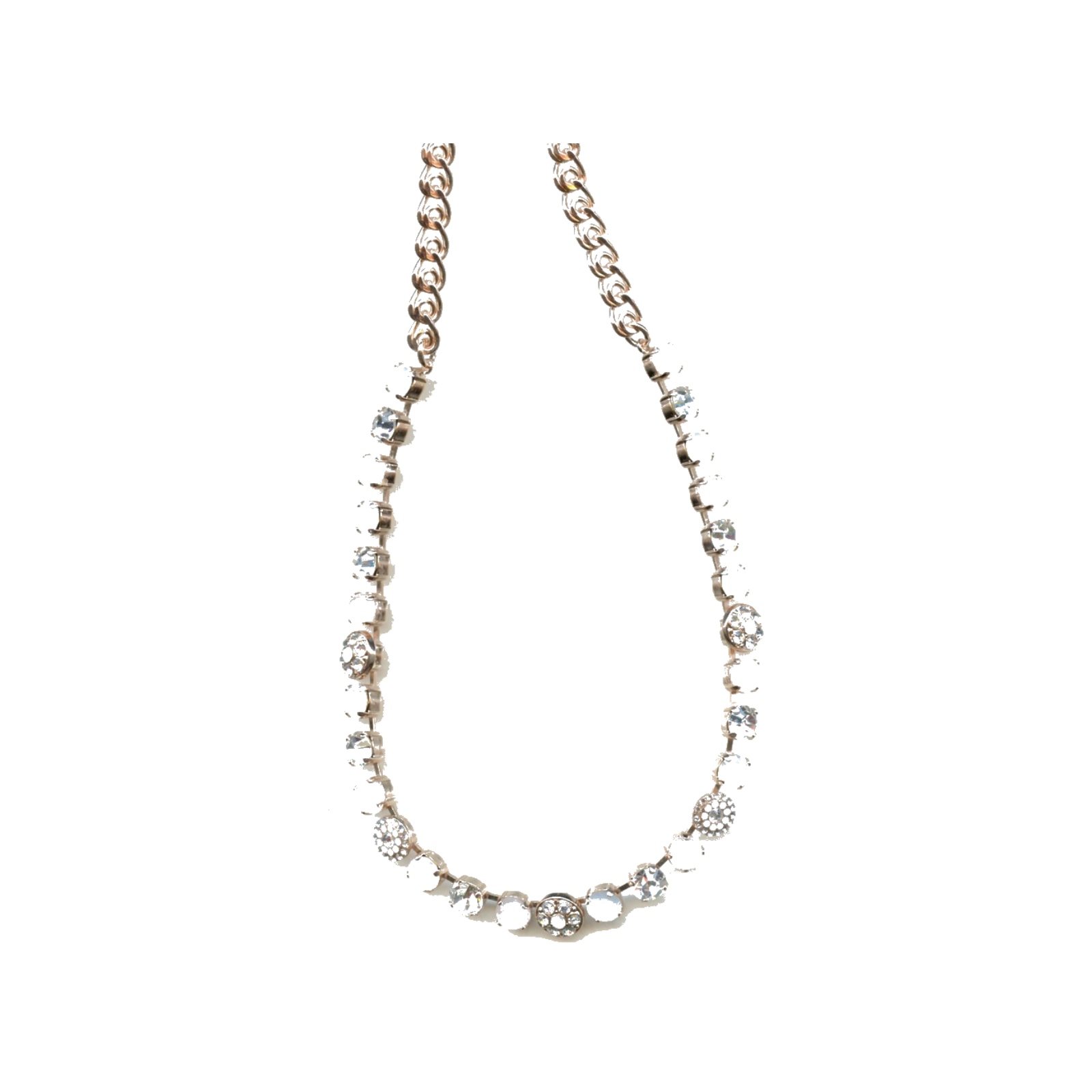 N-3044-1-M50-SP Necklace By Mariana Woman Exquisite Jade White Swarovski Crystals - Image 1