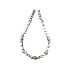 Necklace By Mariana Woman Chic White Mineral and Clear Swarovski Crystals