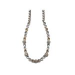 Necklace By Mariana Woman Silk and Crystal Moonligh and Light Swarovski Crystals