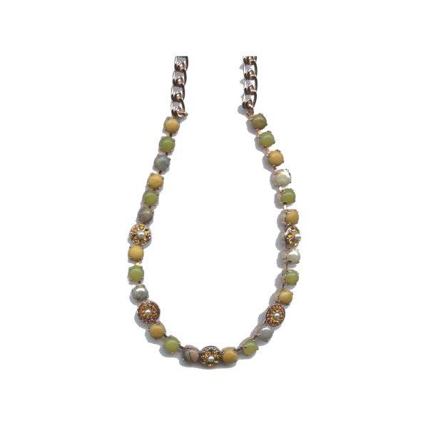 Necklace By Mariana Woman Refined Pearl and Topaz Swarovski Crystals