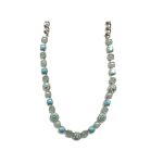Necklace By Mariana Woman Chic Turquoise and Pacific Opal Swarovski Crystals