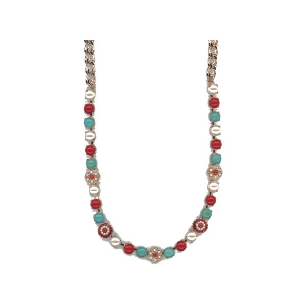 Necklace By Mariana Woman Stylish Turquoise and Laguna Delite Swarovski Crystals
