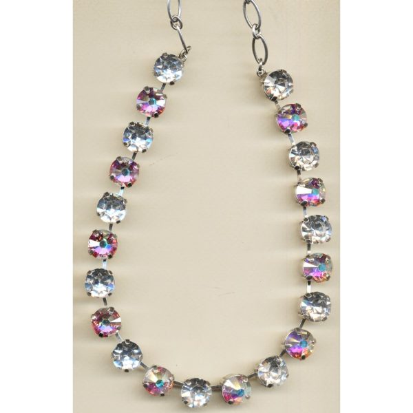 Necklace By Mariana Woman Timeless AB and Clear Swarovski Crystals