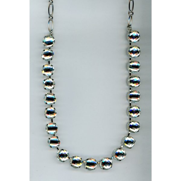 Necklace By Mariana Woman Romantic Champain Swarovski Crystals