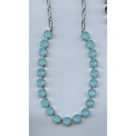 Necklace By Mariana Woman Chic Light Aqua Opal Swarovski Crystals