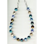 Necklace By Mariana Woman Stylish Light Turquoise and AB Swarovski Crystals - Image 2