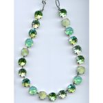 Necklace By Mariana Woman Charming Peridot and Capri Blue Swarovski Crystals - Image 2