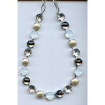 Necklace By Mariana Woman Luminous White Opal and Pearl Swarovski Crystals