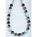 Necklace By Mariana Woman Exquisite Turq and Blue Zircon Swarovski Crystals