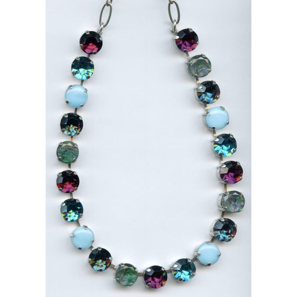 Necklace By Mariana Woman Exquisite Turq and Blue Zircon Swarovski Crystals