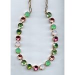 Necklace By Mariana Woman Chic Chrysolite Opal and Chrysolite Swarovski Crystals - Image 2