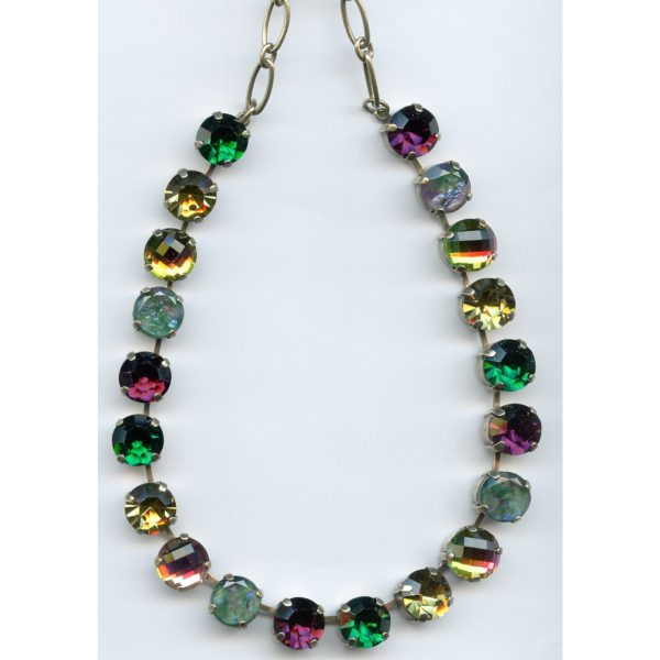 Necklace By Mariana Woman Refined Topaz and Jonquil Yellow Swarovski Crystals