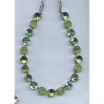 Necklace By Mariana Woman Chic Quartz Mineral and Yellow Opal Swarovski Crystals - Image 2