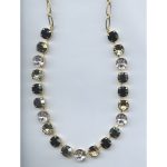 Necklace By Mariana Woman Eye-Catching Jet and Black Diamond Swarovski Crystals - Image 2