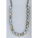 Necklace By Mariana Woman Chic Light Topaz and Opal and Clear Swarovski Crystals - Image 2
