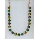 Necklace By Mariana Woman Montana Blue and Emerald and Swarovski Crystals - Image 2