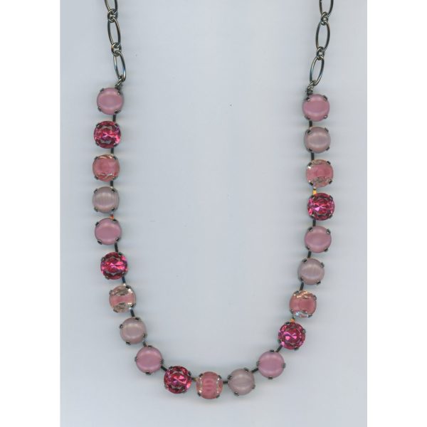 Necklace By Mariana Woman Timeless Opaque Rose Swarovski Crystals