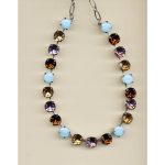Necklace By Mariana Woman Contemporary Orange Swarovski Crystals