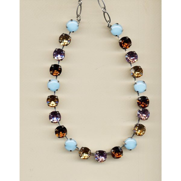 Necklace By Mariana Woman Contemporary Orange Swarovski Crystals