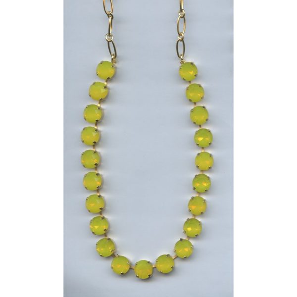 Necklace By Mariana Woman Modern Crystal Light Coral Swarovski Crystals