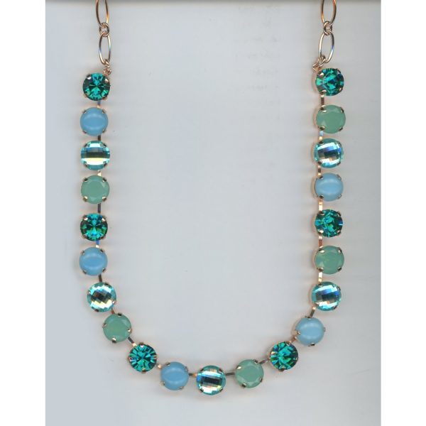 Necklace By Mariana Woman Chic Turquoise and Laguna Delite Swarovski Crystals