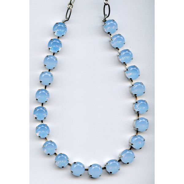 Necklace By Mariana Woman Luminous Blue Opal Swarovski Crystals