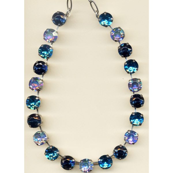 Necklace By Mariana Woman Caribbean Blue Opal and Aquamarine Swarovski Crystals