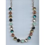 Necklace By Mariana Woman Modern Cobalt Swarovski Crystals