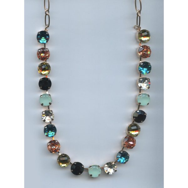 Necklace By Mariana Woman Modern Cobalt Swarovski Crystals
