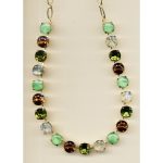Necklace By Mariana Woman Classic Sapphire and Light Amethyst Swarovski Crystals - Image 2