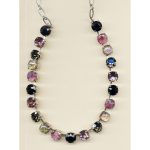 Necklace By Mariana Woman Striking Grape and Lavender Purple Swarovski Crystals
