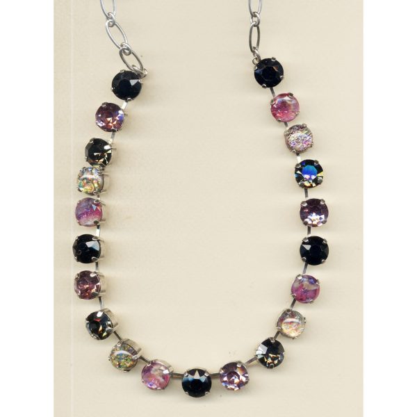 Necklace By Mariana Woman Striking Grape and Lavender Purple Swarovski Crystals