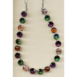 Necklace By Mariana Woman Romantic Red and Purple Swarovski Crystals - Image 2