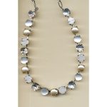 Necklace By Mariana Woman Lovely Pearl and Clear Swarovski Crystals - Image 2
