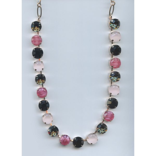 Necklace By Mariana Woman Lovely Dk.Olive Swarovski Crystals