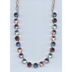 Necklace By Mariana Woman Stylish Lt.Olive Swarovski Crystals - Image 2
