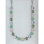 Necklace By Mariana Woman Modern Peridot and Violet Ice Swarovski Crystals - Image 2