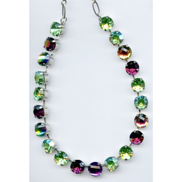Necklace By Mariana Woman Classic Purple Swarovski Crystals