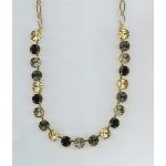 Necklace By Mariana Woman Fashionable Jet and Black Diamond Swarovski Crystals - Image 2