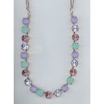 Necklace By Mariana Woman Timeless Light Amethyst and Violet Swarovski Crystals