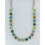 Necklace By Mariana Woman Luminous Peridot and Blue Zircon Swarovski Crystals - Image 2